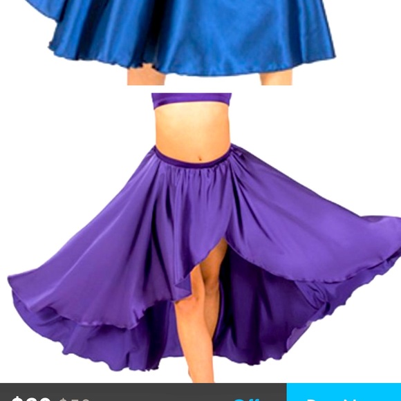 Double Platinum Dresses & Skirts - Double platinum purple dance skirt